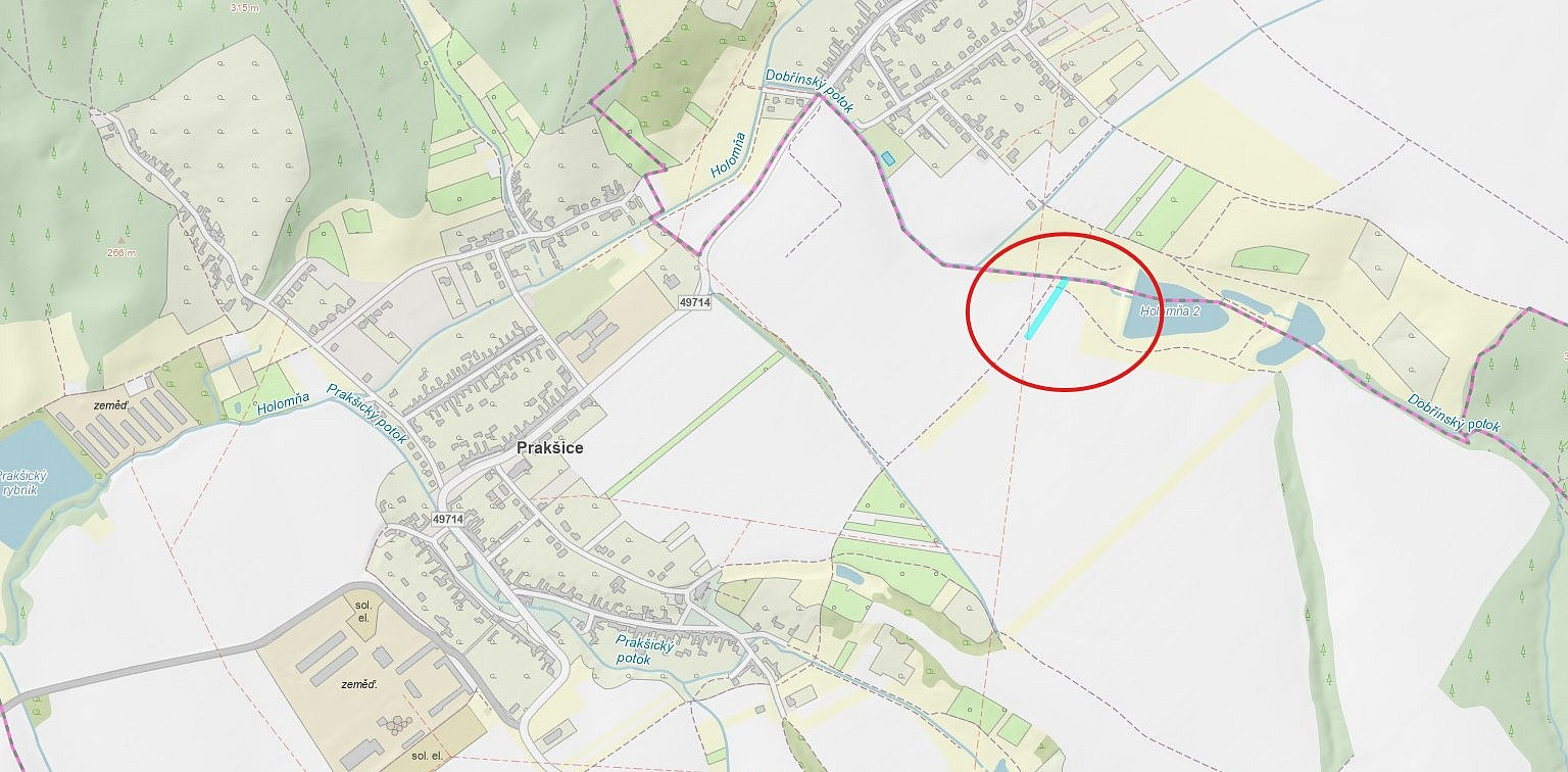 Prodej pole 1 795 m²
