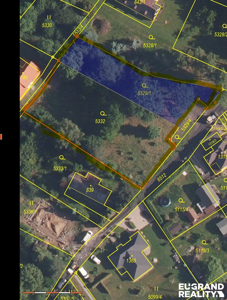 Prodej stavebního pozemku 1 656 m²