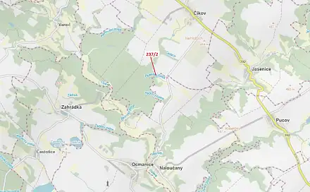 Dražba louky 510 m², Čikov