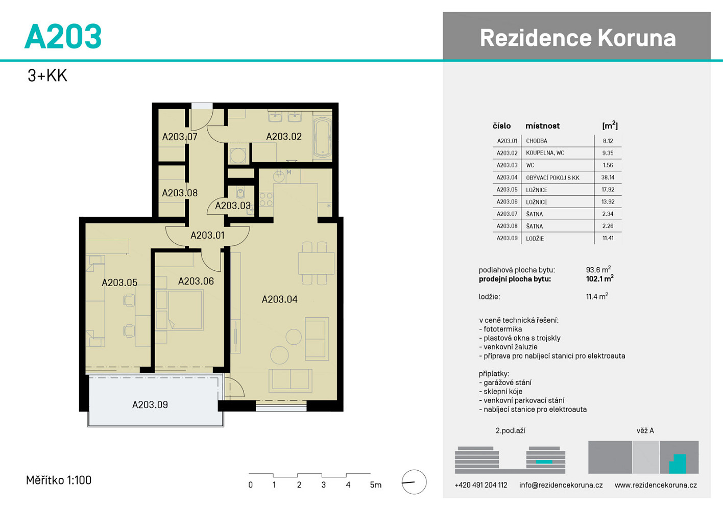Prodej bytu 3+kk 102 m² – fotografie 2