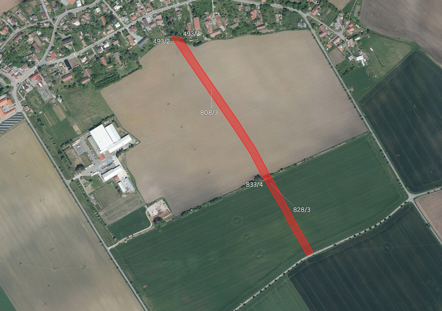 Prodej pole 16 733 m²