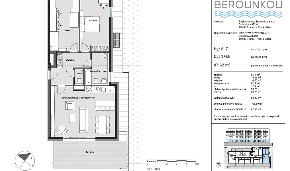 Prodej bytu 3+kk 83 m², Praha – náhled fotky 3