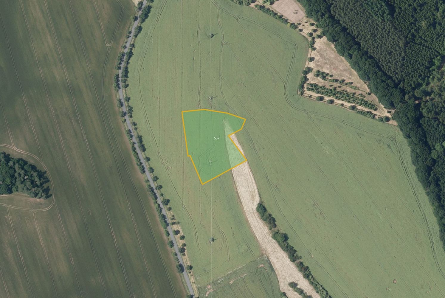Prodej pole 14 270 m² – fotografie 2