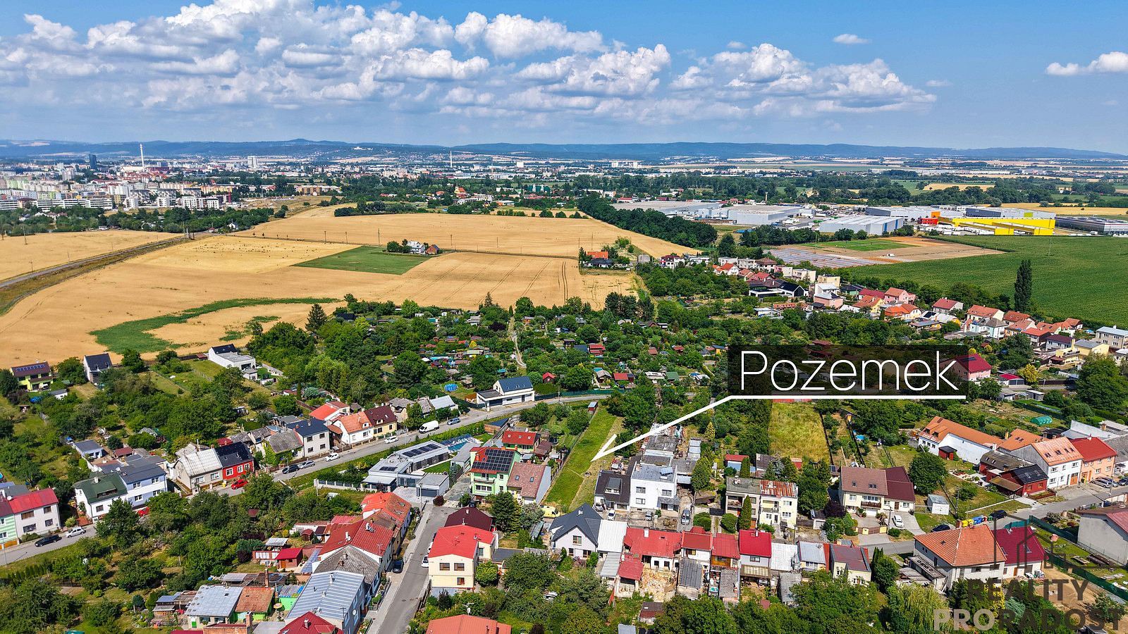Prodej stavebního pozemku 1 172 m²
