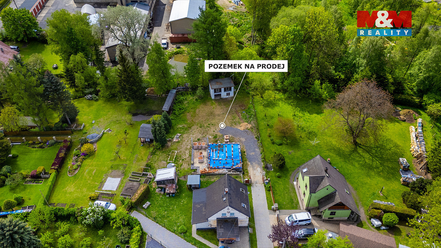 Prodej stavebního pozemku 1 036 m²
