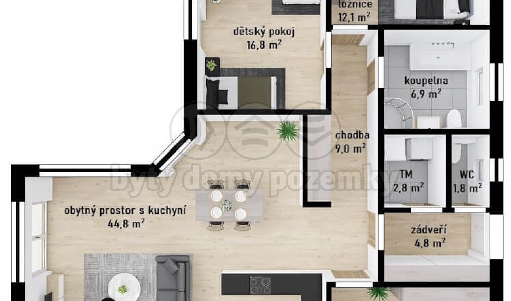 Prodej domu 109 m² s pozemkem 628 m², Krušovice – náhled fotky 16