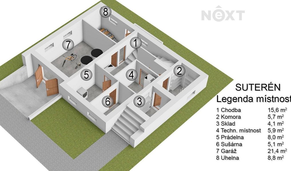 Prodej domu 188 m² s pozemkem 737 m², Jemnice – náhled fotky 23