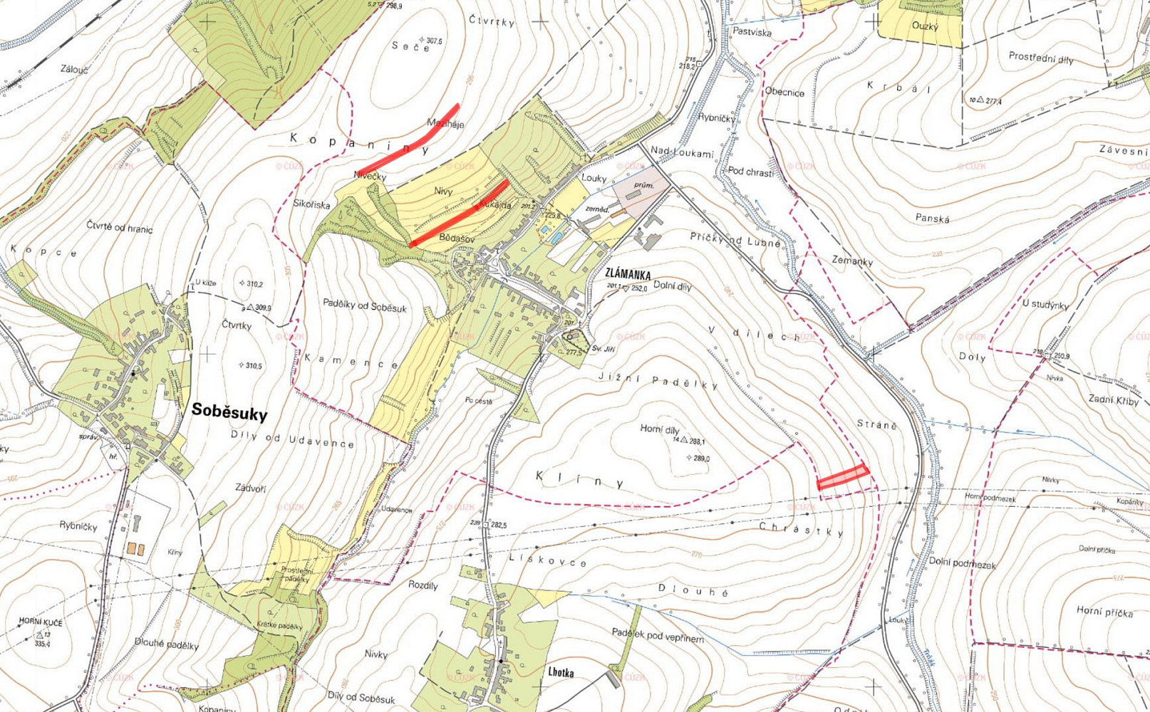 Prodej pole 10 084 m² – pohled 3