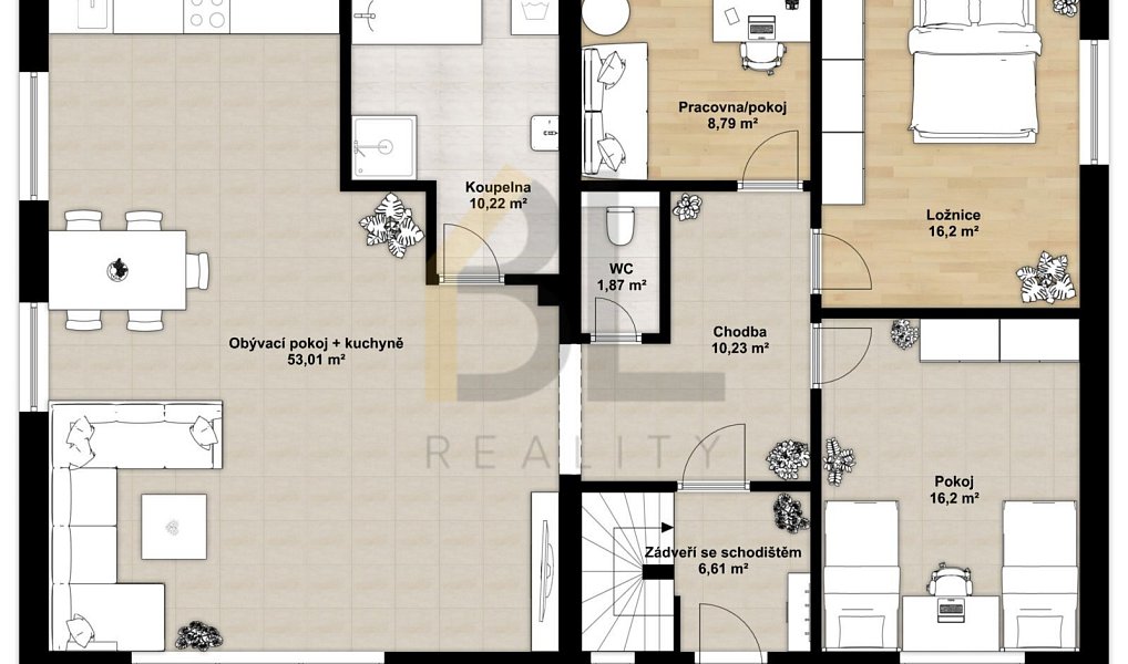 Prodej domu 123 m² s pozemkem 2 813 m², Kašnice – náhled fotky 17
