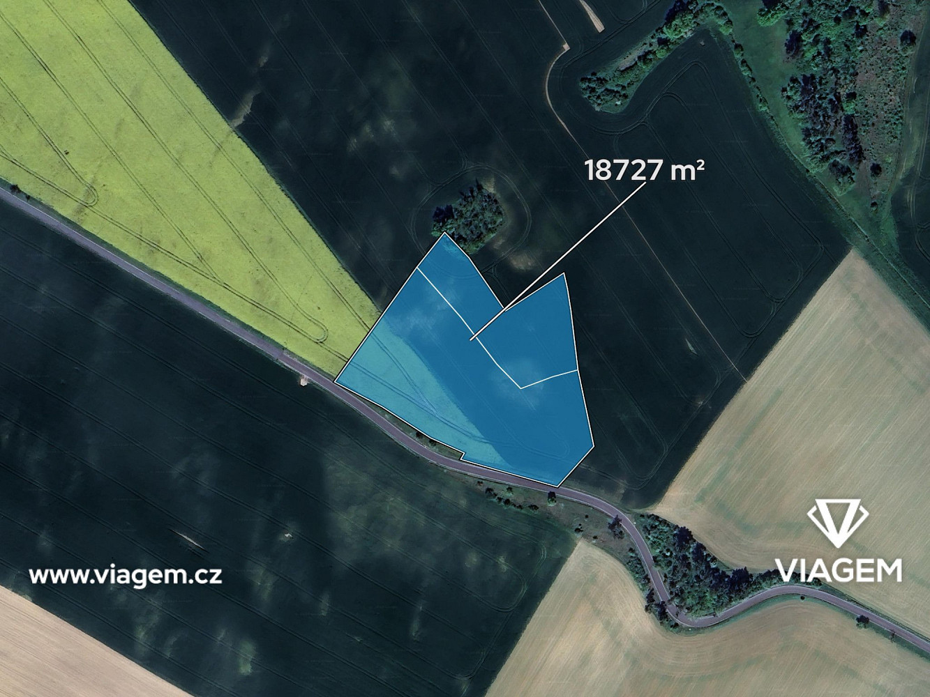 Prodej pole 2 080 m² – fotografie 2