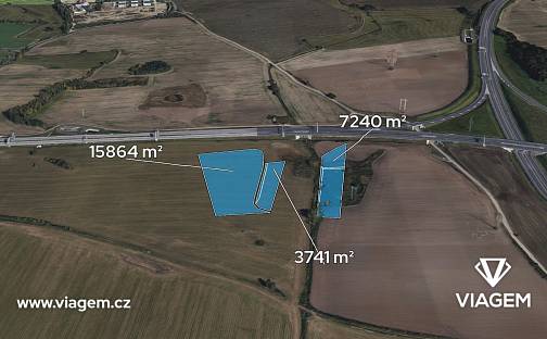 Prodej pole 1 491 m², Zlatníky-Hodkovice, okres Praha-západ
