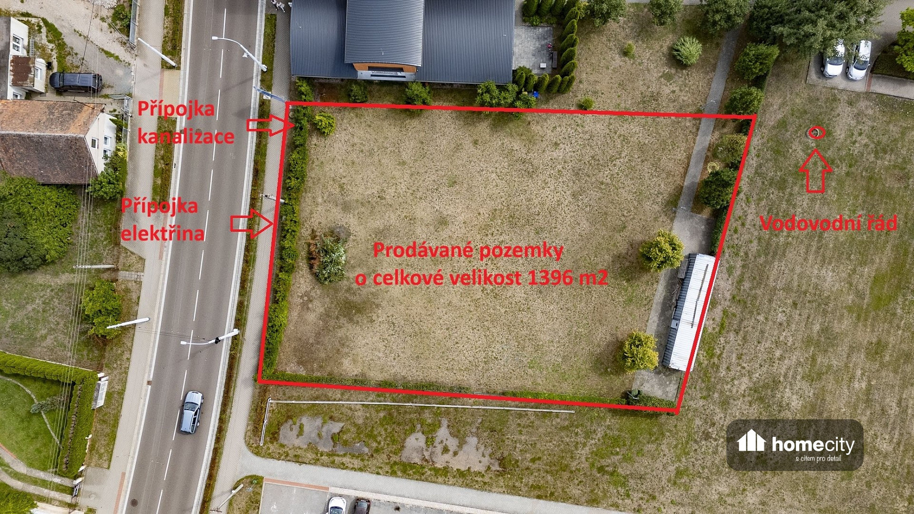 Prodej stavebního pozemku 1 396 m² – fotografie 5