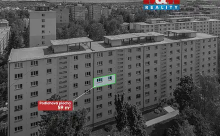 Prodej bytu 2+1 59 m²