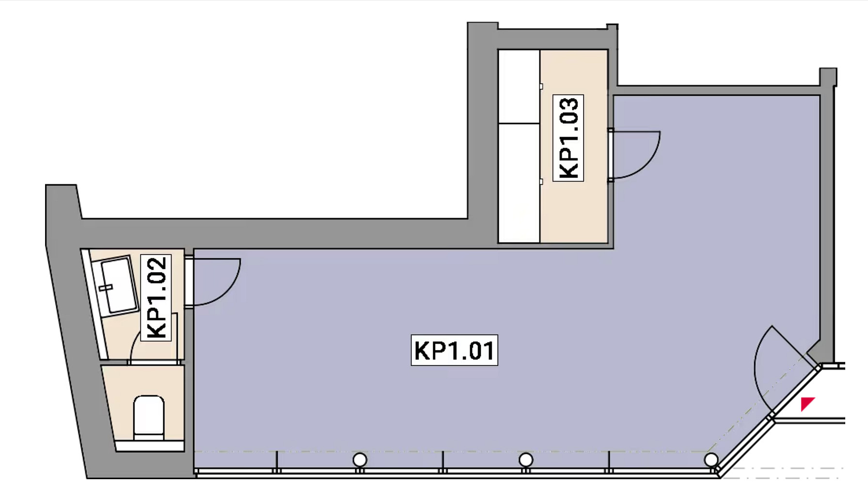 Prodej obchodních prostor 44 m²