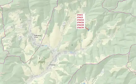 Dražba lesa 10 498 m², Trnava