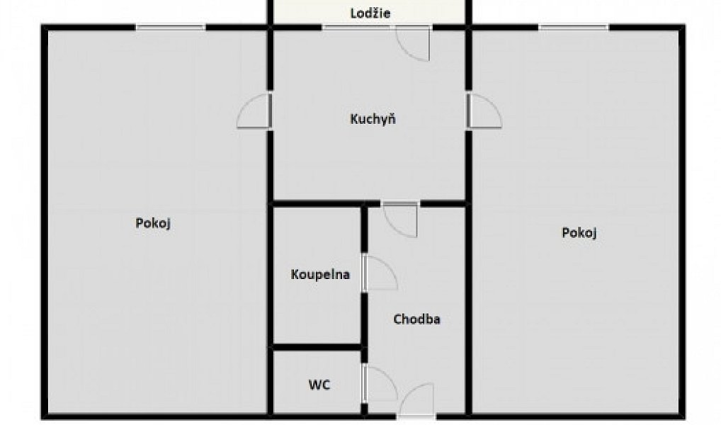 Prodej bytu 2+1 62 m², Chomutov – náhled fotky 4
