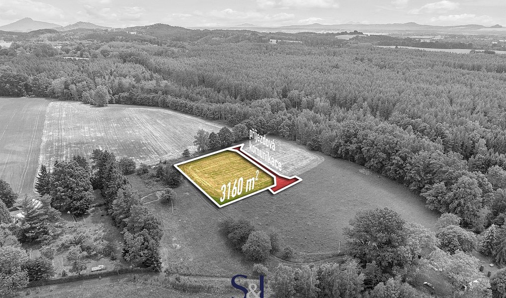 Prodej stavebního pozemku 3 160 m², Svojkov – náhled fotky 2
