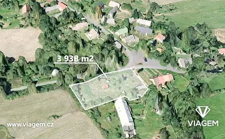 Prodej stavebního pozemku 3 962 m², Teplá, okres Cheb