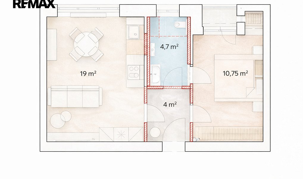 Prodej bytu 1+1 39 m², Brno – náhled fotky 3
