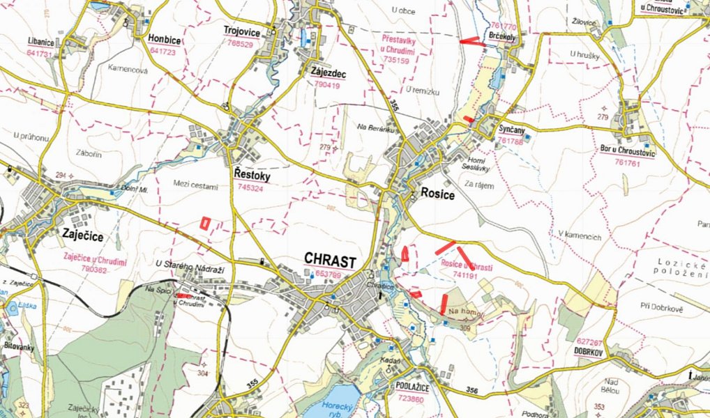 Prodej pole 15 140 m², Chrast – náhled fotky 4