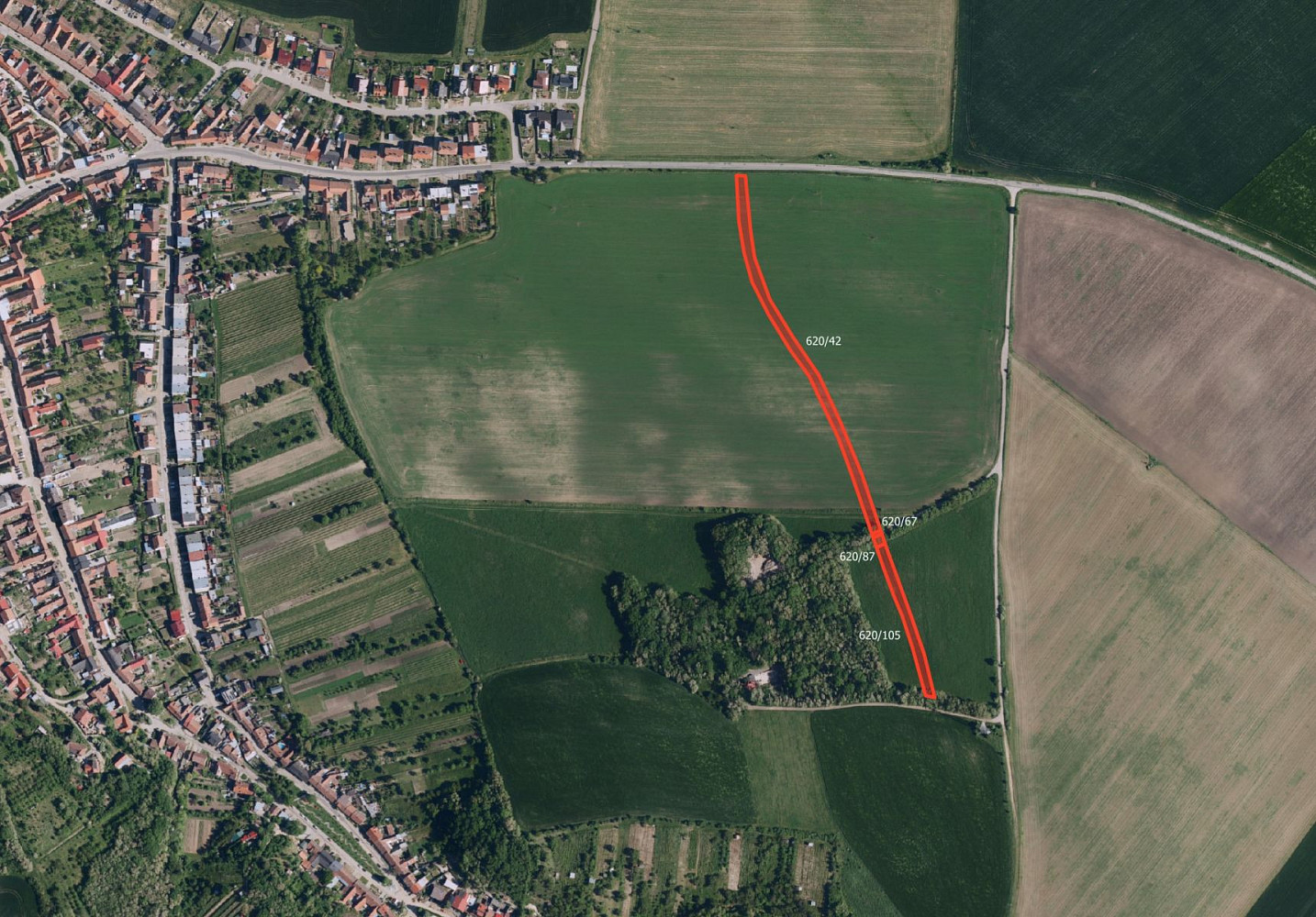 Prodej pole 6 238 m²