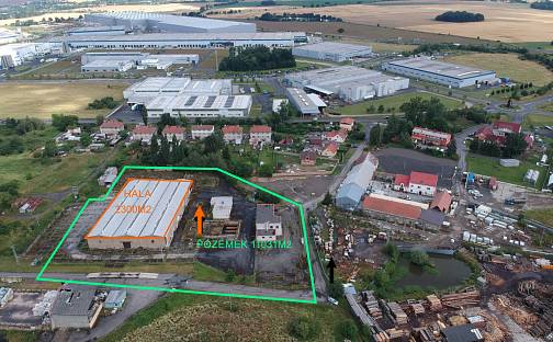 Prodej komerčního pozemku 11 031 m², Ve Dvorech, Cheb - Dolní Dvory