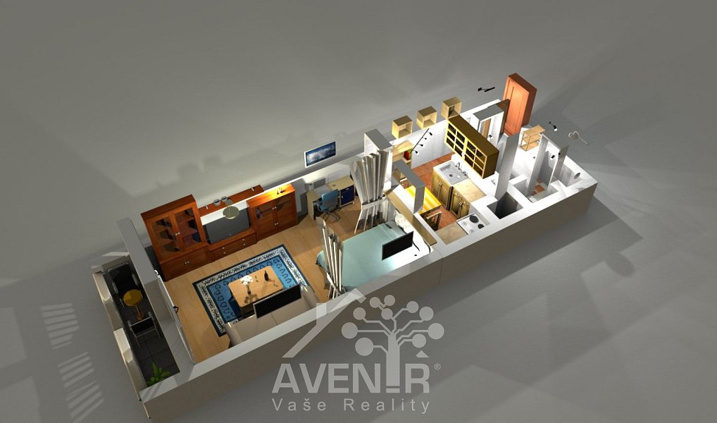 Prodej bytu 1+kk 34 m², Liberec – náhled fotky 3