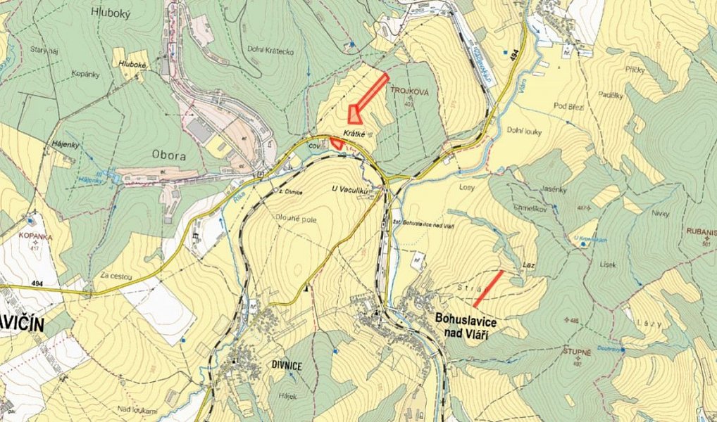 Prodej louky 28 829 m², Bohuslavice nad Vláří – náhled fotky 3