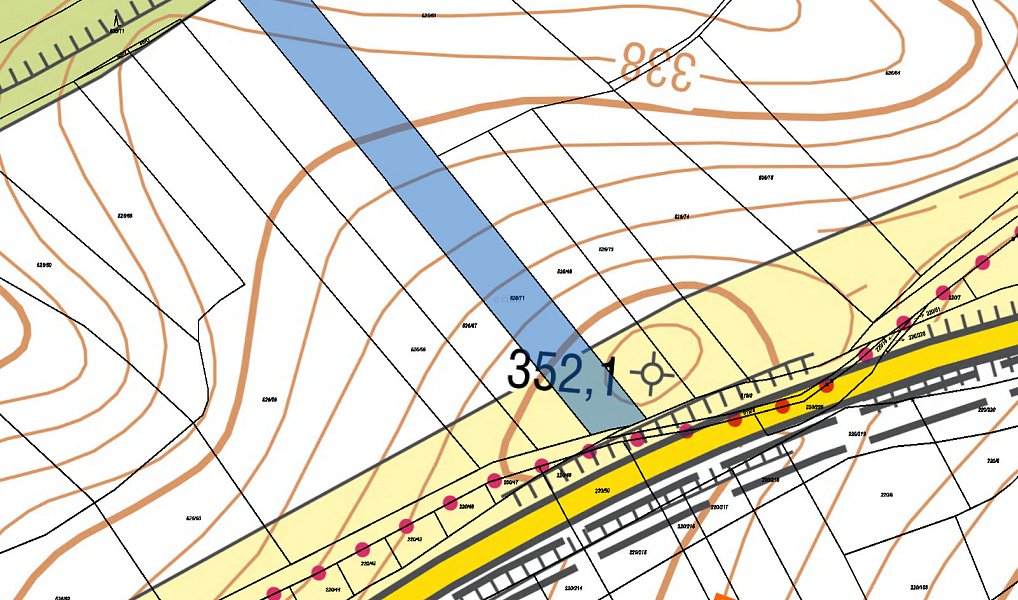 Prodej pole 1 725 m², Starý Jičín – náhled fotky 3