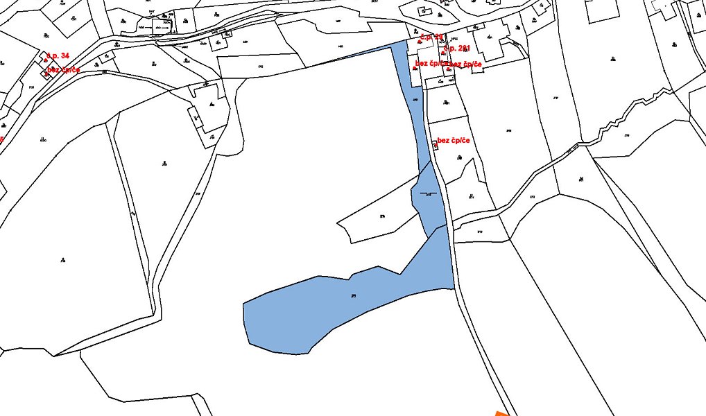 Prodej pozemku 4 025 m², Vlčice – náhled fotky 2