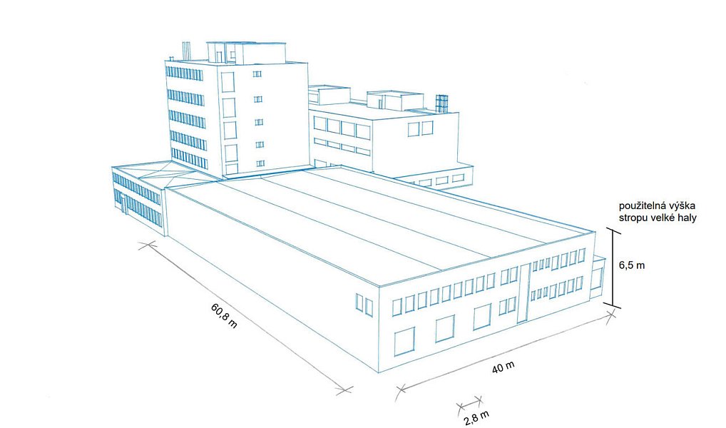 Pronájem skladovacích prostor 2 000 m², Jihlava – náhled fotky 2