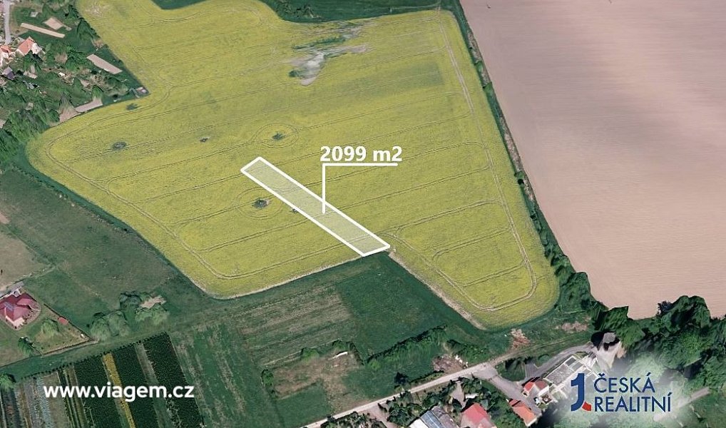 Prodej pole 1 406 m², Kelč – náhled fotky 2