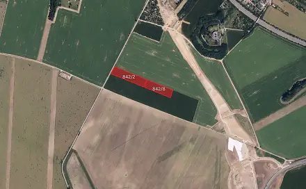 Prodej pole 20 401 m², Křelov-Břuchotín - Křelov, okres Olomouc