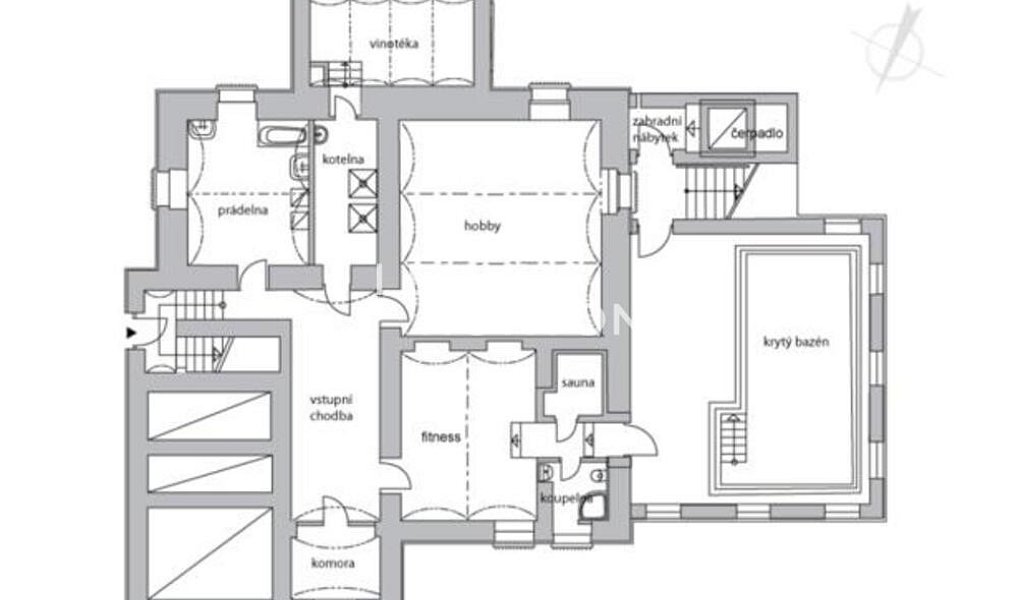 Pronájem domu 827 m² s pozemkem 8 510 m², Praha – náhled fotky 26