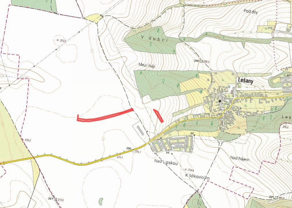 Prodej pole 1 941 m² – fotografie 2