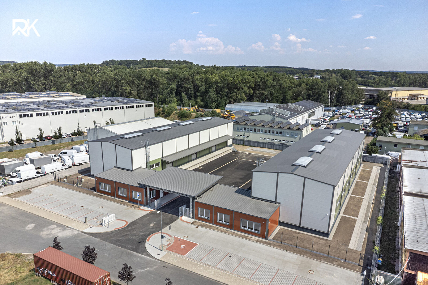 Pronájem moderních skladových a výrobních prostor, 1 786m², Kolín