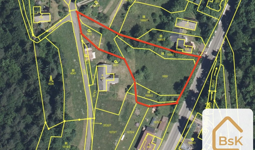 Prodej stavebního pozemku 2 434 m², Koberovy – náhled fotky 2