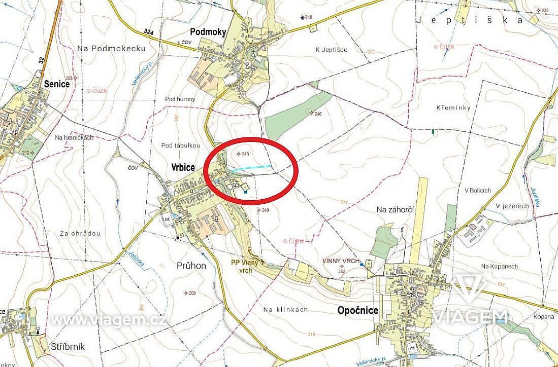 Prodej pole 823 m² – pohled 3