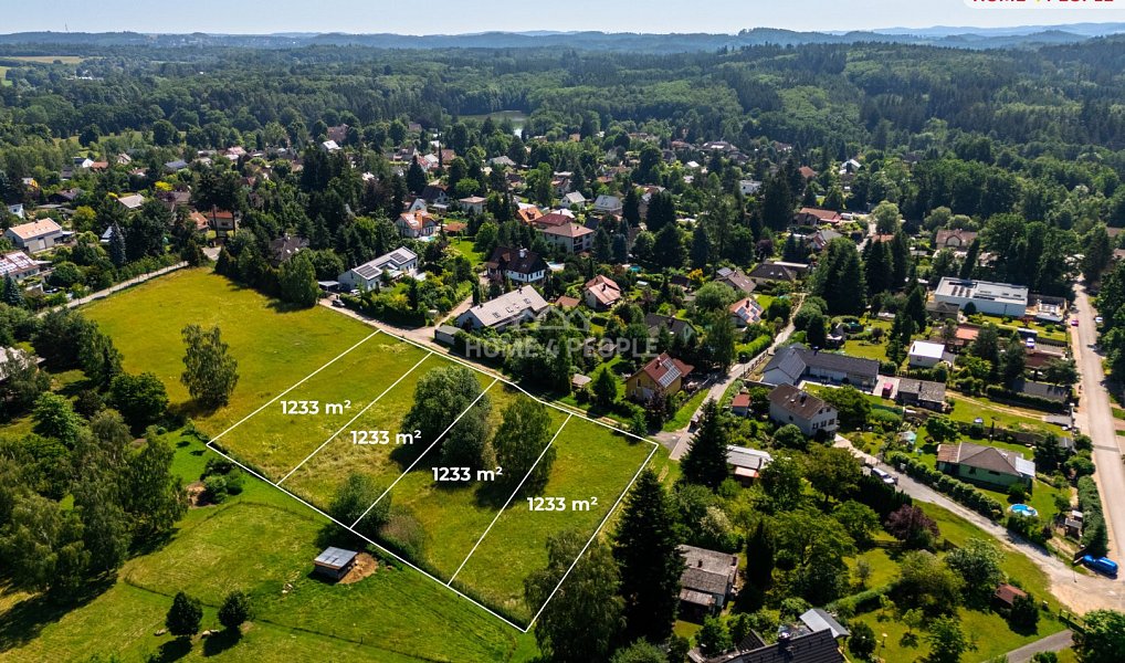 Prodej stavebního pozemku 2 466 m², Kamenice – náhled fotky 7