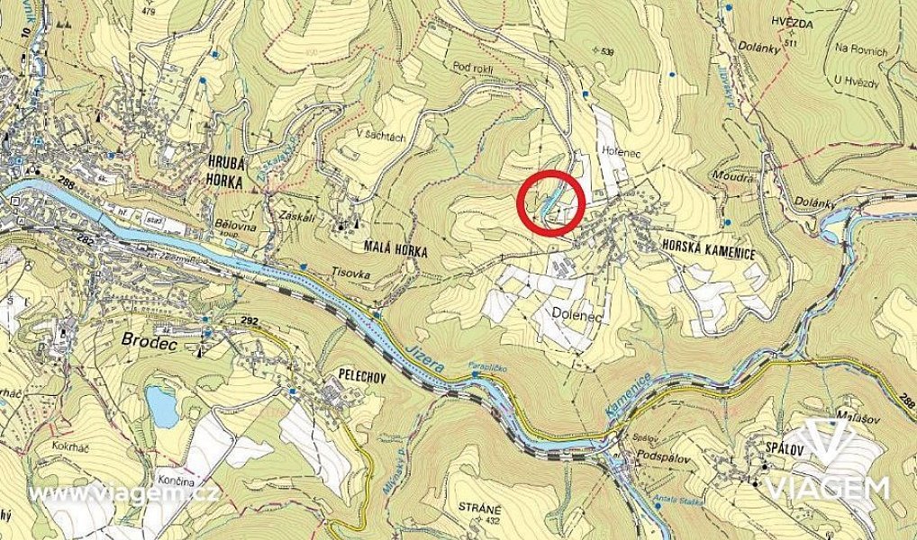Prodej lesa 666 m², Železný Brod – náhled fotky 3