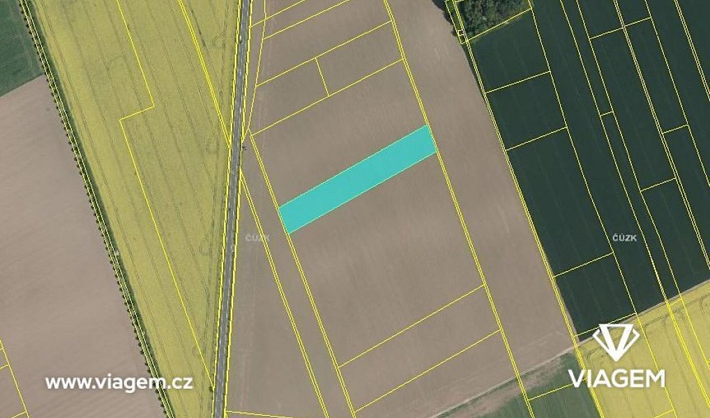 Prodej pole 808 m², Chrudim – náhled fotky 3