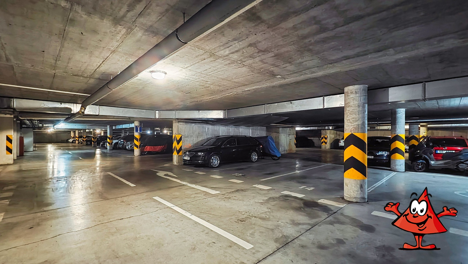 Pronájem garážového stání cca 15 m2, hnězdenská, praha 8 - troja — photo 2
