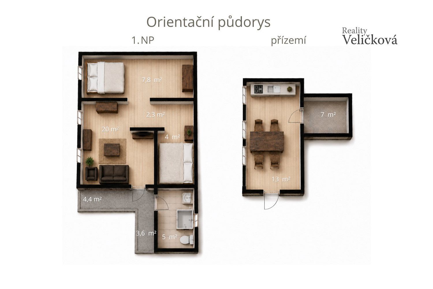 Prodej chaty/chalupy 76 m² s pozemkem 2 604 m² – fotografie 5