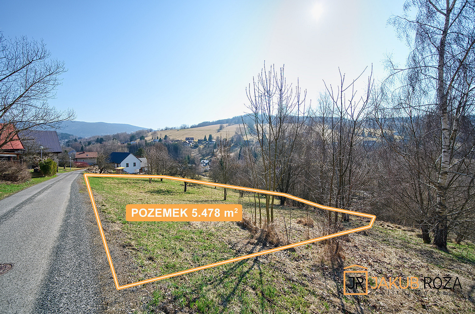Prodej stavebního pozemku 5 478 m² – fotografie 2