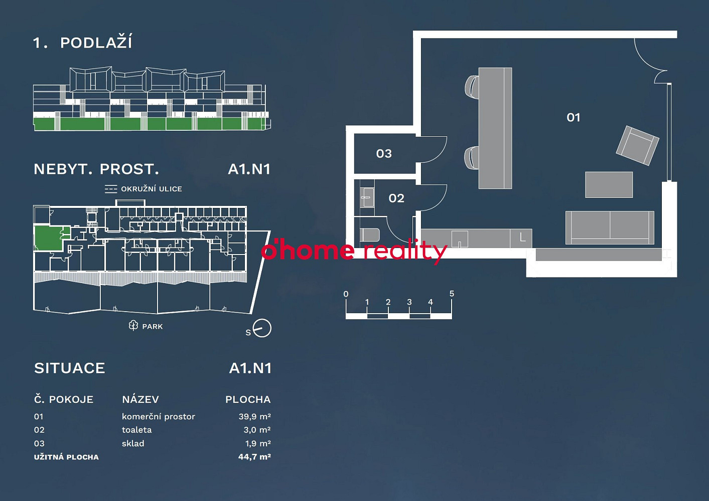 Prodej obchodních prostor 45 m² – fotografie 5