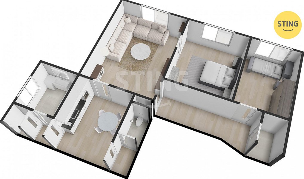 Prodej bytu 3+1 102 m², Hodonín – náhled fotky 10