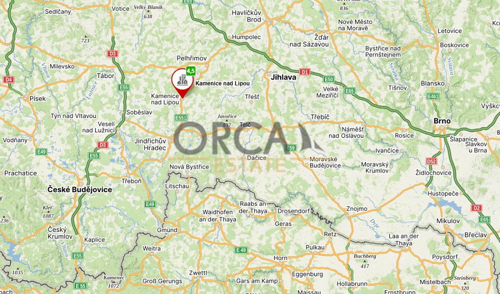 Prodej stavebního pozemku 1 998 m², Kamenice nad Lipou – náhled fotky 4