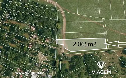 Prodej pole 2 435 m², Prostějovičky, okres Prostějov