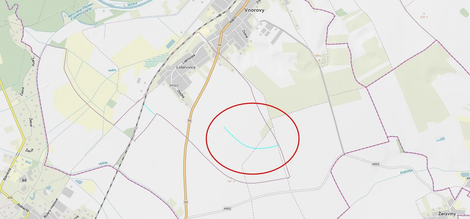 Prodej pole 6 318 m²
