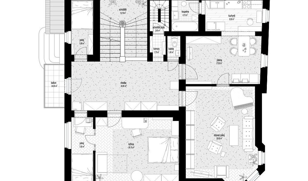Prodej domu 340 m² s pozemkem 588 m², Červený Kostelec – náhled fotky 36